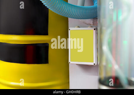 Grande camera gialla Foto Stock