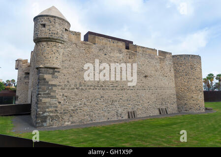 Il Castillo de la Luz (Castello di luce) o gli isolotti si trova nella strada Juan Rejon nel quartiere di La Isleta, in Foto Stock