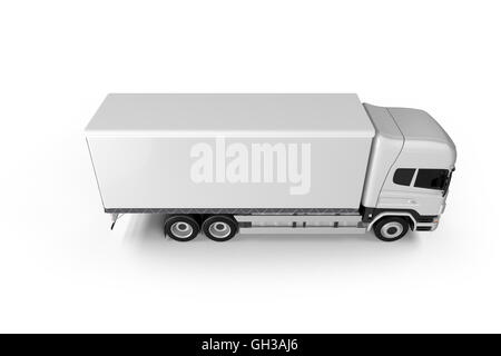 Grande sfondo carrello - Vuoto mockup per design - 3D illustrazione Foto Stock