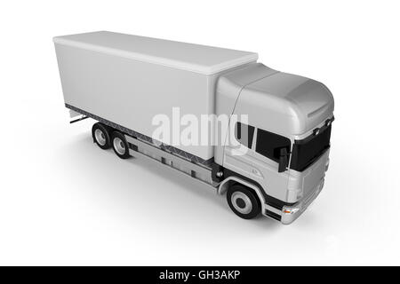 Grande sfondo carrello - Vuoto mock up per il design - 3D illustrazione Foto Stock