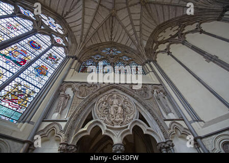 Abbazia di Westminster a Londra, Regno Unito Foto Stock