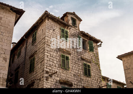 La vecchia città di Kotor, Montenegro Foto Stock