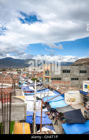 Tradizionale mercato domenicale. Tlacolula, Messico Foto Stock