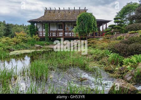 Parc Mondo Verde, immagine del giardino giapponese. Foto Stock