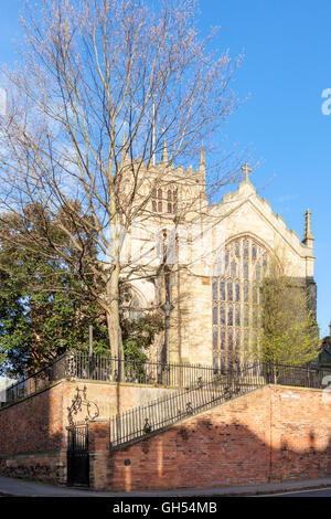 Chiesa di Santa Maria, una chiesa medievale nel centro storico Lace Market area di Nottingham, Inghilterra, Regno Unito Foto Stock