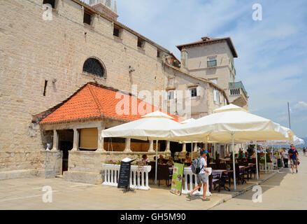 La Riva, Trogir, Croazia Foto Stock