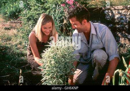 GREENFINGERS - HARTE JUNGS UND ZARTE TRIEBE / Greenfingers GB 2001 / Joel Hershman Colin Briggs (Clive Owen) sitzt im wegen Edgefield-Gefängnis Todschlags. Zu Weihnachten schenkt ihm der kranke unheilbar Fergus eine kleine Tüte Veilchensamen. Als sich im Frühjahr die erste Blüten zeigen, beschließt der Gefängnisdirektor, dass Colin, Fergus und drei weitere Inhaftierte den tristen Knast in eine blühende Landschaft verwandeln sollen. Edgefield wird berühmt für seine Insassen mit dem grünen Daumen. Als die berühmte Botanik-Expertin Georgina Woodhouse sich das grüne Wunder hinter Gittern anschauen Foto Stock