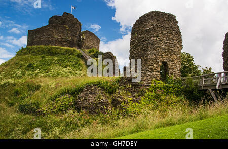 Launceston Castle, Cornwall. Regno Unito. (L'eredità inglese). Foto Stock