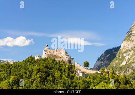 Werfen: il castello di Hohenwerfen, Austria Salzburg Pongau Foto Stock