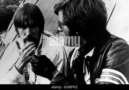 EASY RIDER / Easy Rider USA 1969 / Dennis Hopper LUKE ASKEW (Fremder/Hippie), Peter Fonda (Wyatt) Regie: Dennis Hopper aka. Easy Rider Foto Stock