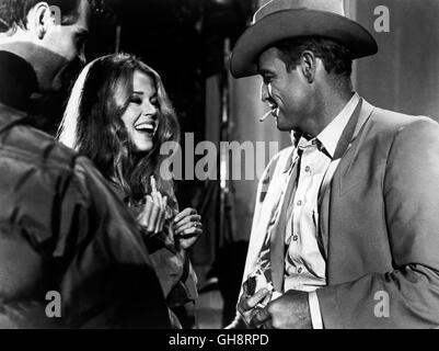 EIN MANN WIRD GEJAGT / Chase USA 1966 / Arthur Penn Jane Fonda (Anna Reeves), Marlon Brando (Sheriff Calder) aka. La Chase Foto Stock