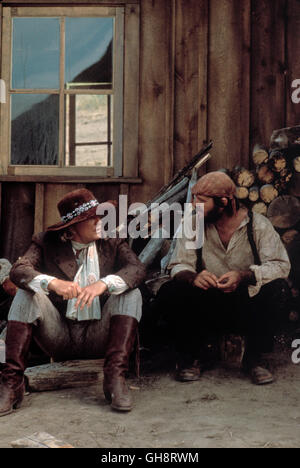 DUELL AM MISSOURI / il Missouri Breaks USA 1976 / Arthur Penn Marlon Brando (Robert E. Lee Clayton), Jack Nicholson (Tom Logan) Regie: Arthur Penn aka. La Missouri e si rompe Foto Stock