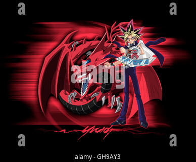 YU-GI-OH! / Yu-Gi-Oh Giappone 2004 / Ryosuke Takahashi Abenteuer mit Slifer The Sky Dragon und Yami Yugi. Regie: Ryosuke Takahashi aka. Yu-Gi-Oh Foto Stock