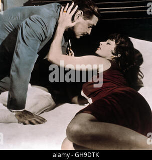 SOPHIA LOREN (Lucia Curcio), Clark Gable (Mike Hamilton) Film, Fernsehen, Liebesfilm, 50er, Paar Regie: Melville Shavelson aka. Esso avviato a Napoli Foto Stock