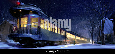Filmszene: Polar Express Regie: Robert Zemeckis aka. Il Polar Express Foto Stock