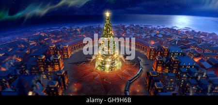 Film Filmszene, Fernsehen, Kino, Zeichentrick, animazione Regie: Robert Zemeckis aka. Il Polar Express Foto Stock