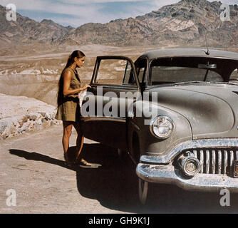 ZABRISKIE POINT Zabriskie Point USA 1970 Michelangelo Antonioni Daria (DARIA HALPRIN) Film, Fernsehen, dramma, 70er Regie: Michelangelo Antonioni aka. Zabriskie Point Foto Stock