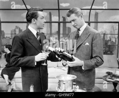 COCKTAIL für eine LEICHE corda USA 1948 Alfred Hitchcock Brandon Shaw (Giovanni dallâ) und Rupert Cadell (JAMES STEWART) Regie: Alfred Hitchcock aka. Corda Foto Stock