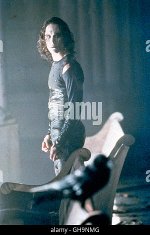 Il corvo - DIE KRÄHE Crow USA 1994 Alex Proyas Eric Draven (Brandon Lee) Erzeugt mit der versione Demo des scrittori didascalia II. Regie: Alex Proyas aka. Il Corvo Foto Stock