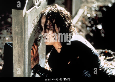 Il corvo - DIE KRÄHE Crow USA 1994 Alex Proyas Eric Draven (Brandon Lee) Erzeugt mit der versione Demo des scrittori didascalia II. Regie: Alex Proyas aka. Il Corvo Foto Stock