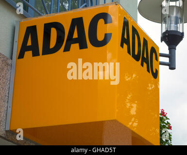 Segno di ADAC Foto Stock