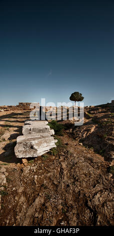 Tempio di Capo Sounion Foto Stock
