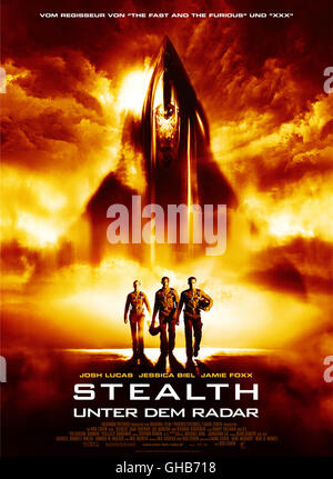 STEALTH - unter dem RADAR USA Stealth 2005 Rob Cohen Filmplakat Regie: Rob Cohen aka. Stealth Foto Stock