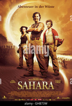 SAHARA USA/Spanien 2005 Breck Eisner Filmplakat Regie: Breck Eisner Foto Stock