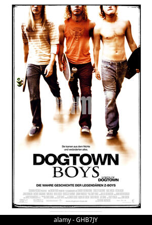 DOGTOWN BOYS Lords of Dogtown USA 2005 Catherine Hardwicke Filmplakat Regie: Catherine Hardwicke aka. Lords of Dogtown Foto Stock