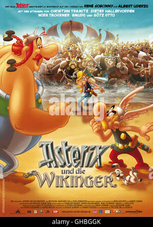 ASTERIX UND DIE WIKINGER Asterix et les Vikings DK/F 2006 Stefan Fjeldmark, Jesper Moller Filmplakat Regie: Stefan Fjeldmark, Jesper Moller aka. Asterix et les Vikings Foto Stock