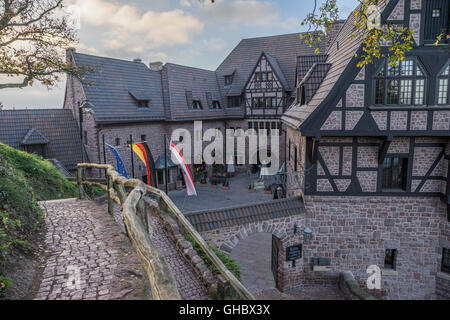 Geografia / viaggi, Germania, Turingia, Eisenach, romanticismo Hotel sul Castello di Wartburg, Additional-Rights-Clearance-Info-Not-Available Foto Stock