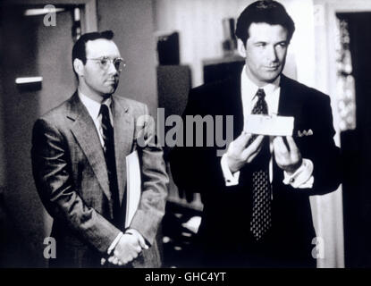 GLENGARRY GLEN ROSS USA 1992 James Foley Film John Williamson (Kevin Spacey), Blake (Alec Baldwin) Regie: James Foley Film Foto Stock