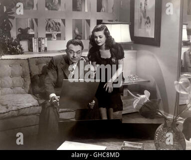 GEFÄHRLICHE BEGEGNUNG la donna nella finestra USA 1944 Fritz Lang Richard Wanley (Edward G. Robinson), Alice Reed (Joan Bennett) Regie: Fritz Lang aka. La donna nella finestra Foto Stock