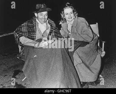 CLARK GABLE e Carole Lombard (ca. 1939) Foto Stock