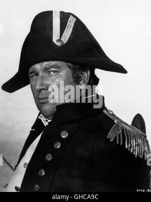 BILLY BUDD UK 1962 Peter Ustinov Peter Ustinov come post-capitano Edwin Fairfax nella marina britannica nel 1797. Regie: Peter Ustinov Foto Stock