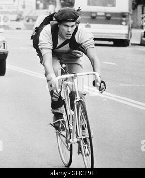 QUICKSILVER USA 1986 Thomas Michael Donnelly bicicletta messenger: Kevin Bacon (Jack Casey) Regie: Thomas Michael Donnelly Foto Stock