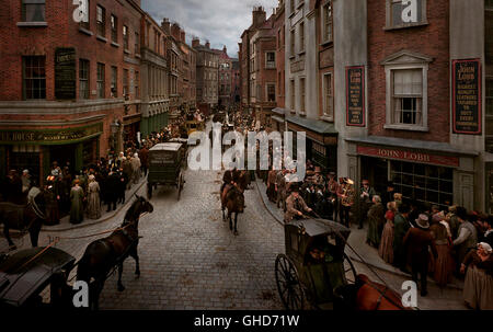 OLIVER TWIST UK/Repubblica ceca/FR/IT 2005 Roman Polanski scenografia: le strade del centro storico di Londra Regie: Roman Polanski Foto Stock