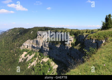 Montagna, Creux-du-Van, Svizzera Foto Stock