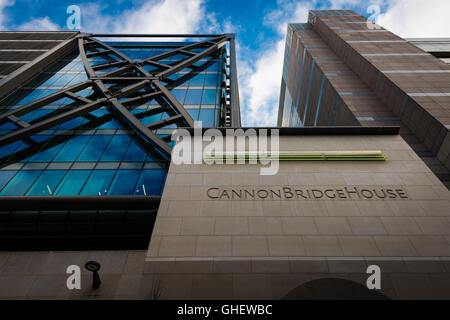 Cannon Bridge House Edificio per uffici nella città di Londra, London, Regno Unito Foto Stock