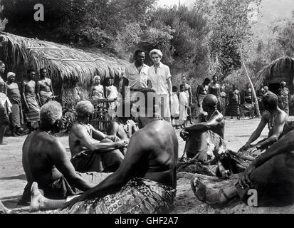 I PECCATI DI RACHEL CADEI USA 1961 Gordon Douglas Angie Dickinson, WOODY progredito e nativi nel Congo Belga. Regie: Gordon Douglas Foto Stock