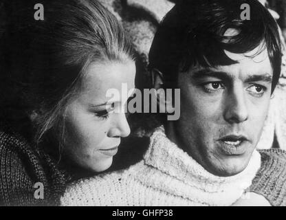 LA CUREE Francia/Italia 1966 Roger Vadim Jane Fonda (Renee Saccard) e Jacques Monod (M.Sernet) Regie: Roger Vadim Foto Stock