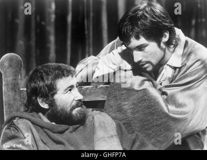 Il leone IN INVERNO UK 1968 Anthony Harvey Peter O'Toole (Re Enrico II) e Timothy Dalton (Re Filippo di Francia) Regie: Anthony Harvey Foto Stock