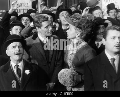 MEL FERRER (Henri de Chevincourt), Ingrid Bergman (Elena Sokorowska) Regie: Jean Renoir aka. Eliana e gli uomini / Parigi fa strane cose Foto Stock