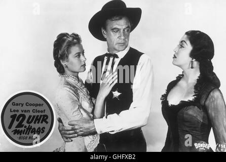 GRACE KELLY (Amy Fowler Kane), Gary Cooper (Maresciallo sarà Kane), KATY JURADO (Helen Ramirez) Regie: Fred Zinnemann Foto Stock