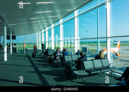 L'aeroporto di Stansted lounge Foto Stock