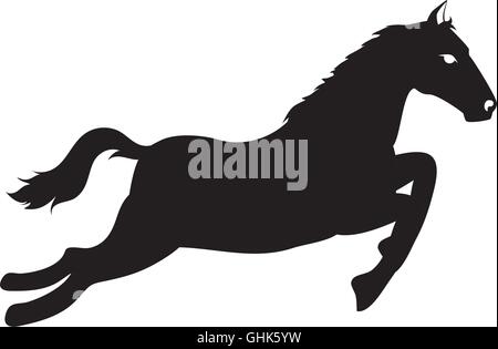 Cavallo icona equina vettore grafico Illustrazione Vettoriale