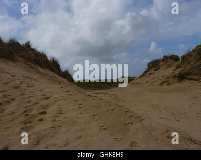 Le dune di sabbia del Sandscale Haws Riserva Naturale Foto Stock