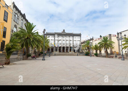 Il Consiglio comunale della città di Las Palmas nello storico quartiere di Vegueta Foto Stock