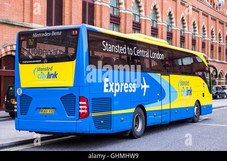 CityLink Stansted Express, London, England, Regno Unito Foto Stock