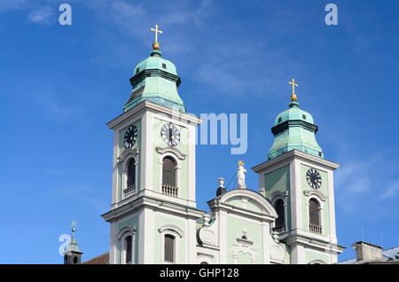 Linz: vecchia cattedrale, Austria, Oberösterreich, Austria superiore, Zentralraum Foto Stock